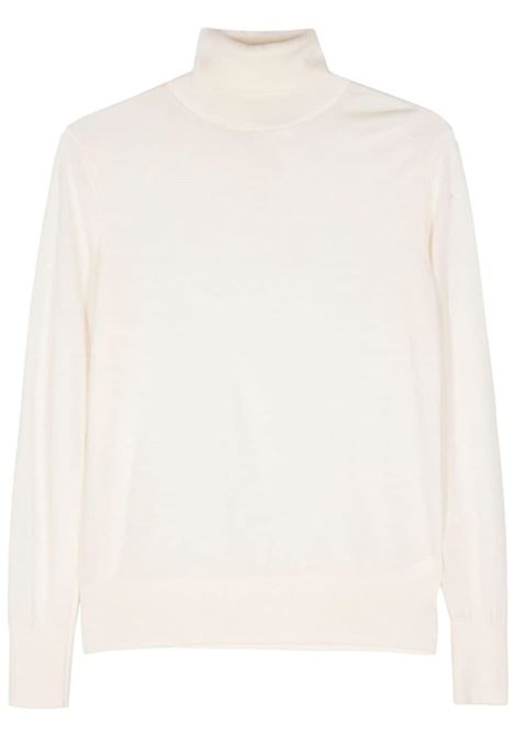 Maglione a collo alto in bianco crema Forte Forte - donna